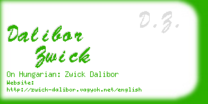 dalibor zwick business card